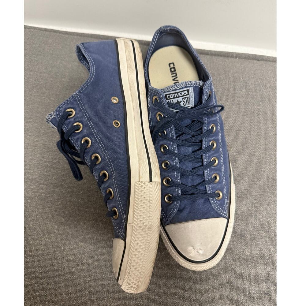 Chuck Taylor Converse All Star low top Sneakers Shoes Navy Men Size 11